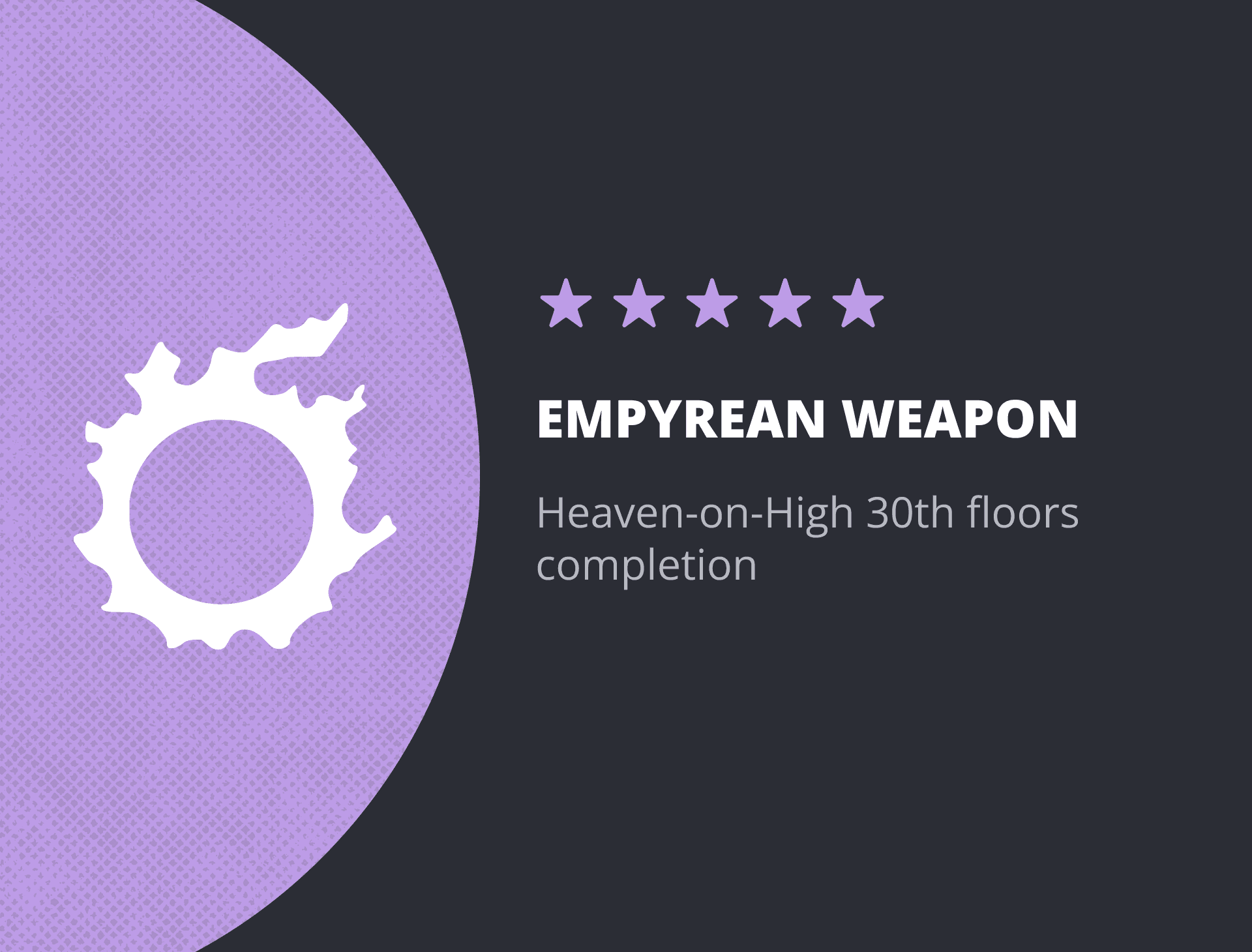 Empyrean Weapon Obtain