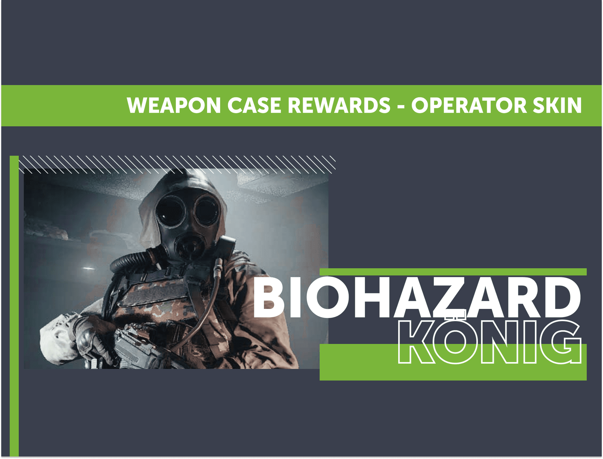 Warzone 2 Biohazard König Operator Skin