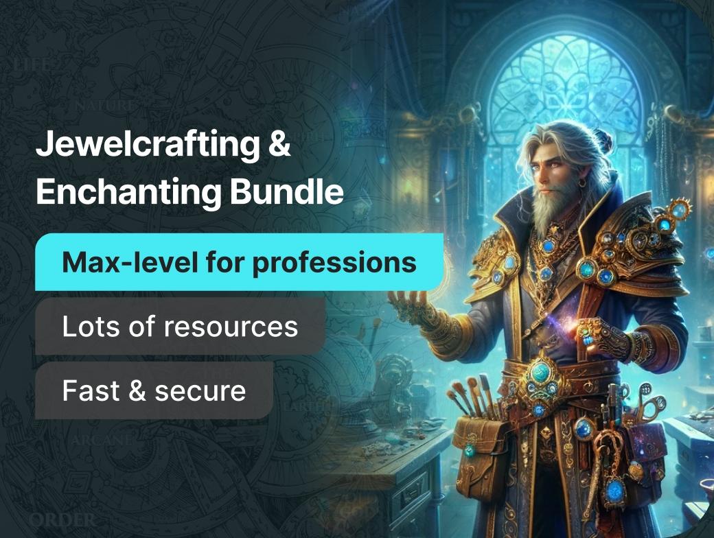 Jewelcrafting + Enchanting Professions 1-450 Bundle