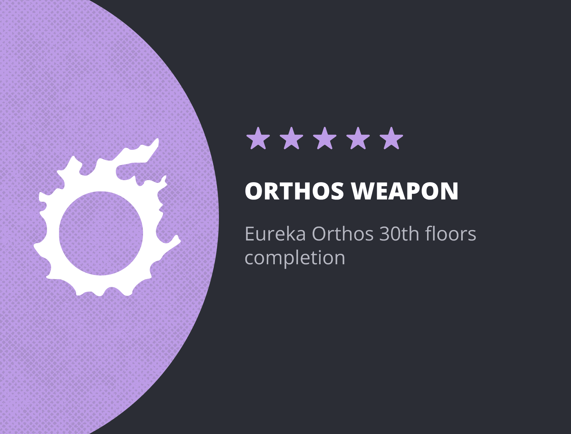Orthos Weapon Obtain