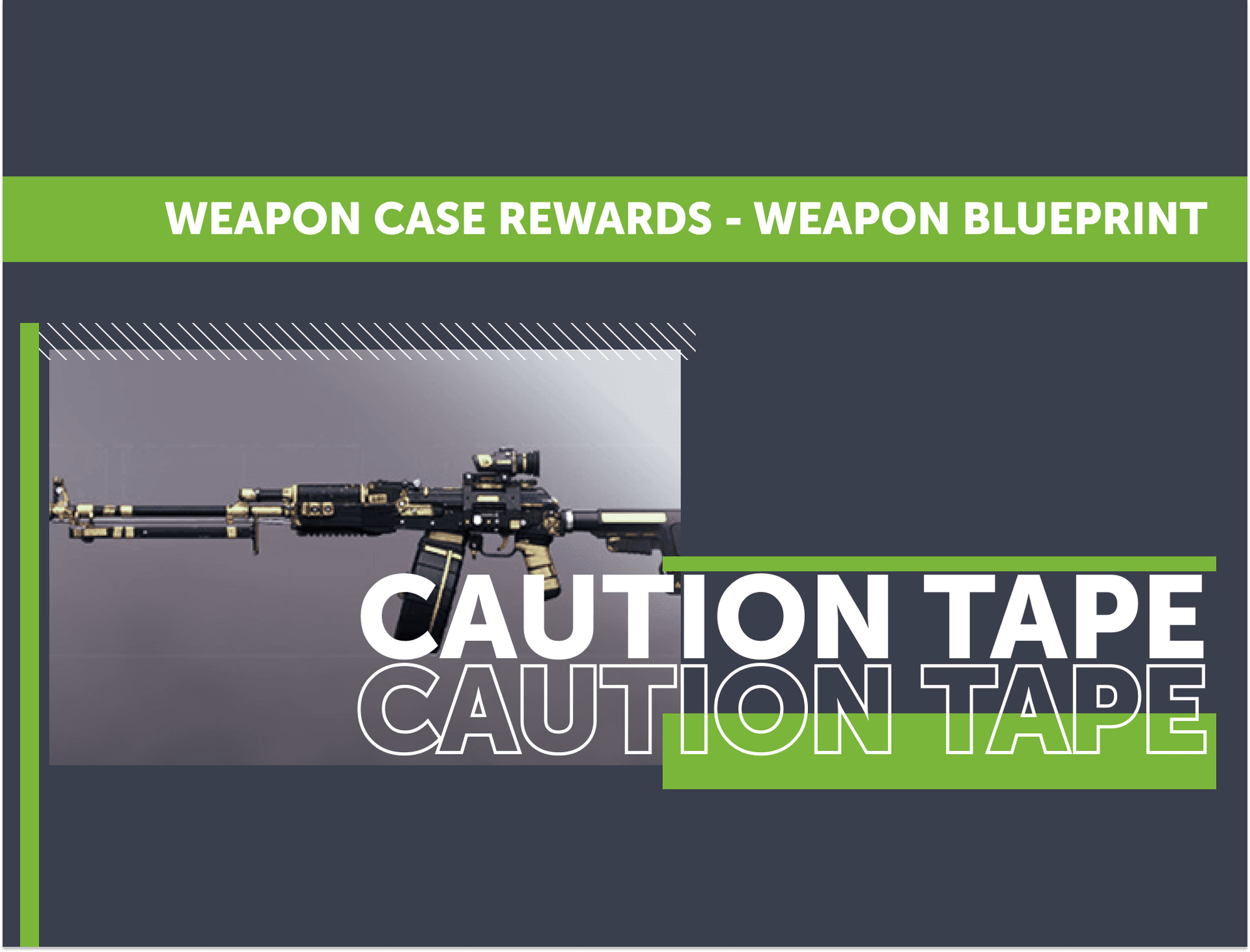 Warzone 2 Caution Tape Blueprint