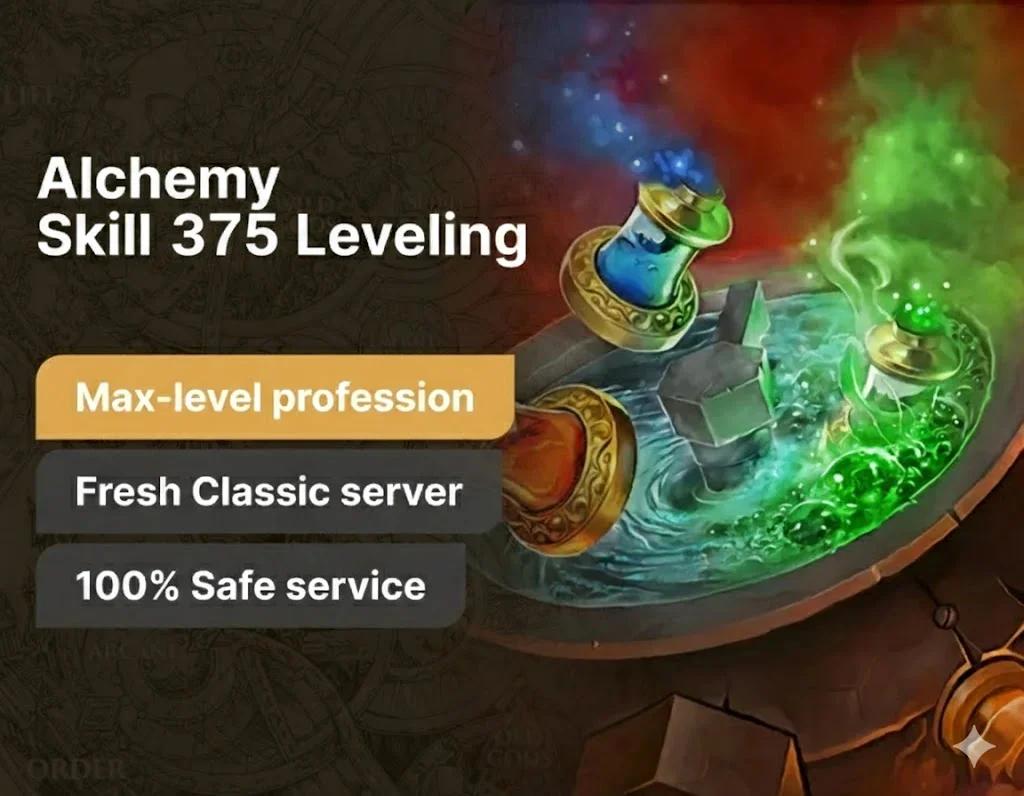 Alchemy Skill 375 Leveling Boost