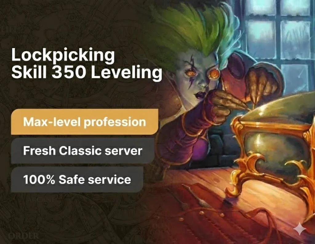 Lockpicking Skill 350 Leveling Boost