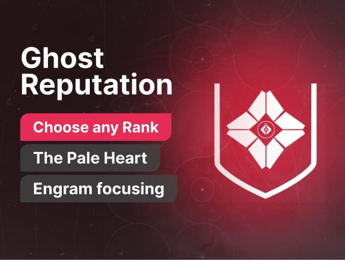 Buy Ghost Reputation - Pale Heart Rank Boost