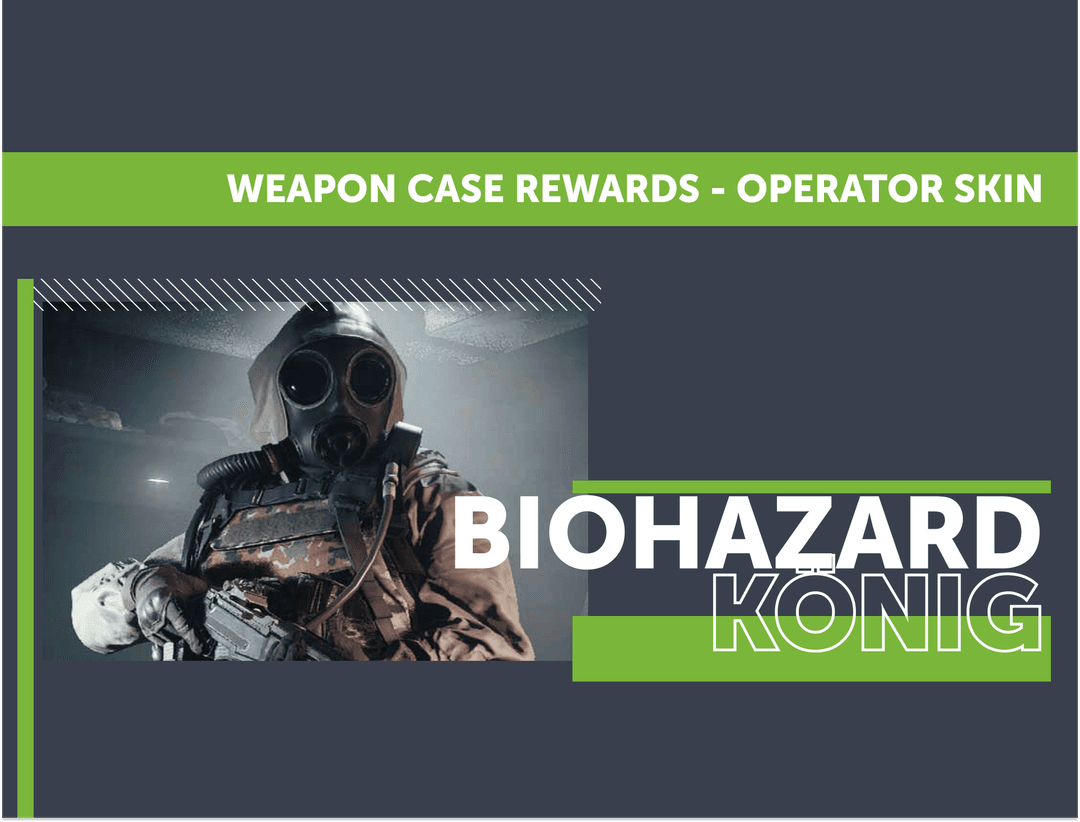 Warzone 2 Biohazard König Operator Skin