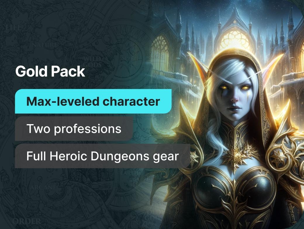 Leveling 70-80, Professions 375-450, Blue Gear 200 ilvl