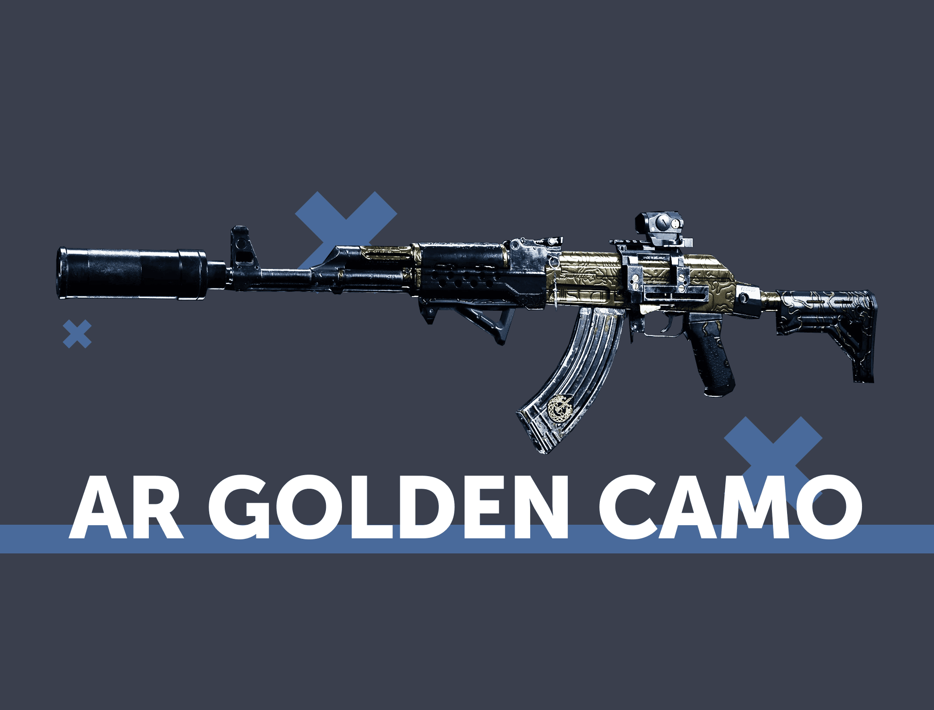 Any AR Golden Camo Unlock (CoD MW)