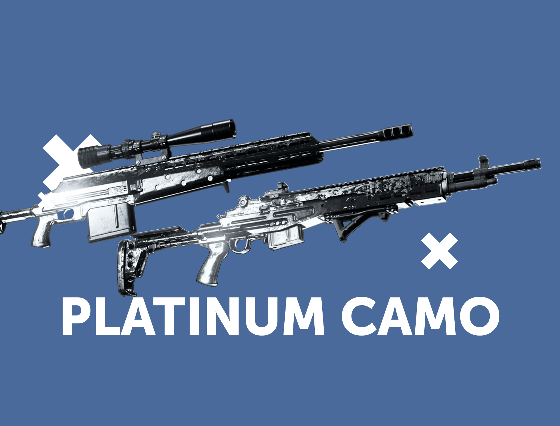 Marksman + Sniper Rifles Platinum Camo Unlock (CoD MW)