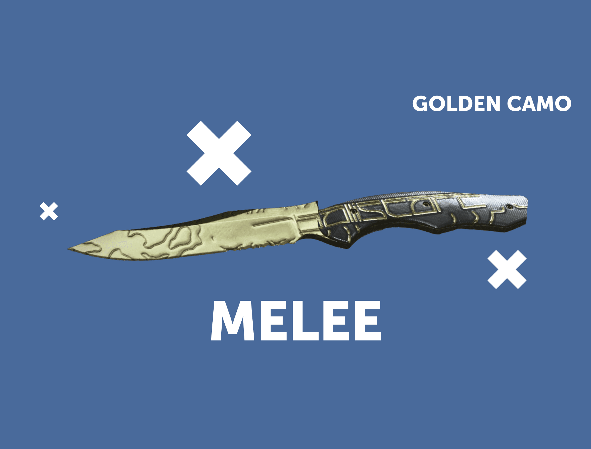 Any Melee Weapon Golden Camo Unlock (CoD MW)