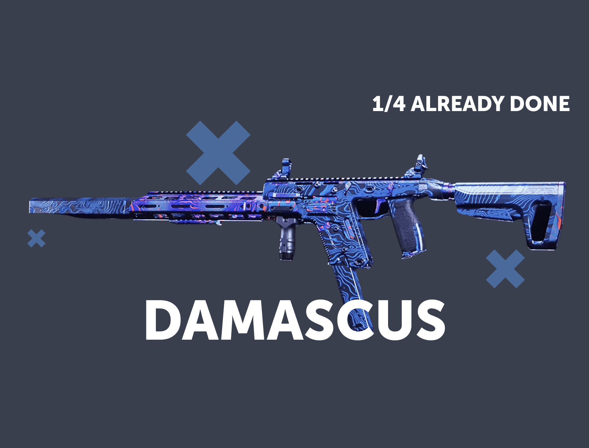 Damascus Camo Unlock - 1/4 Already Done (CoD MW)