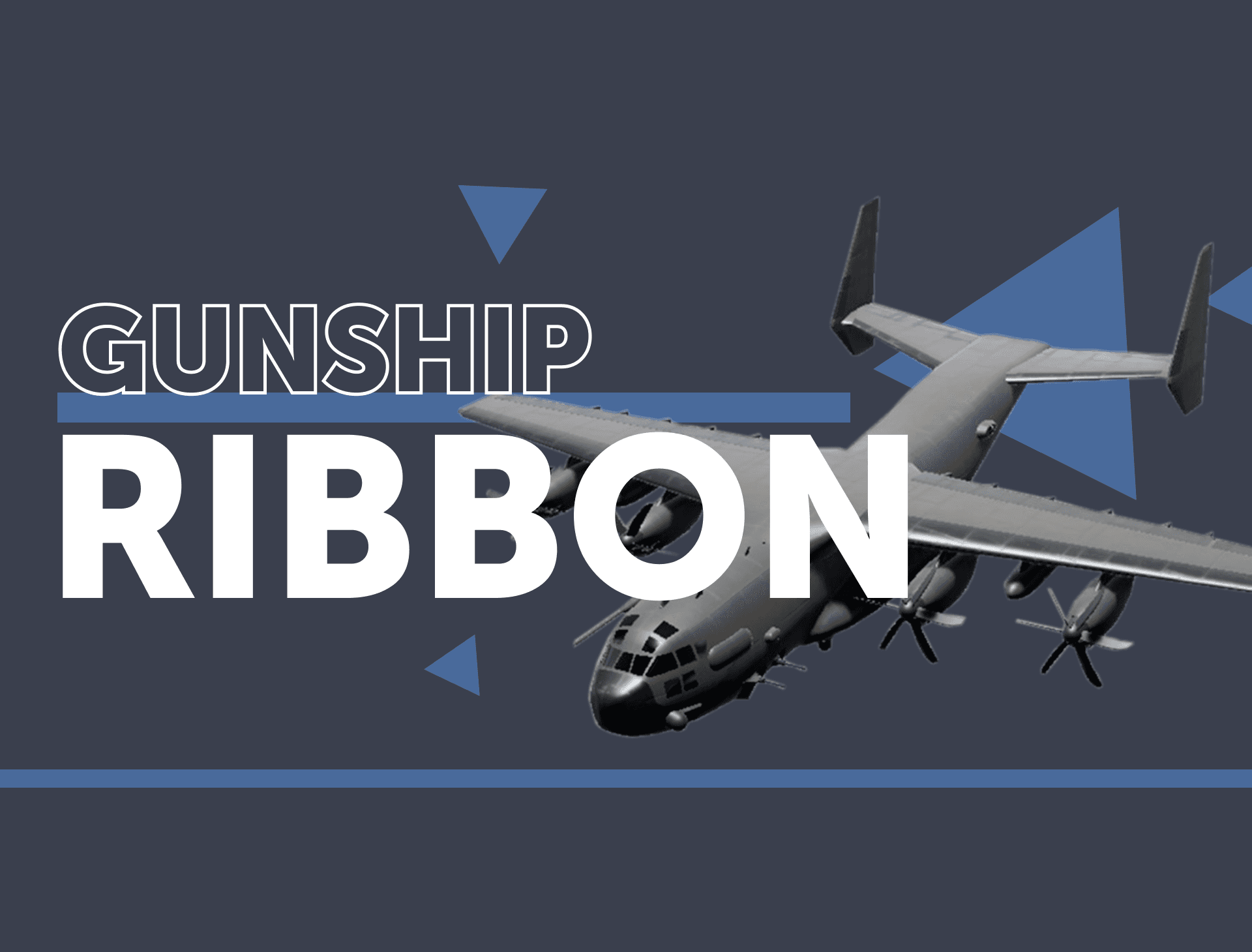 50 Gunship Kills Ribbon