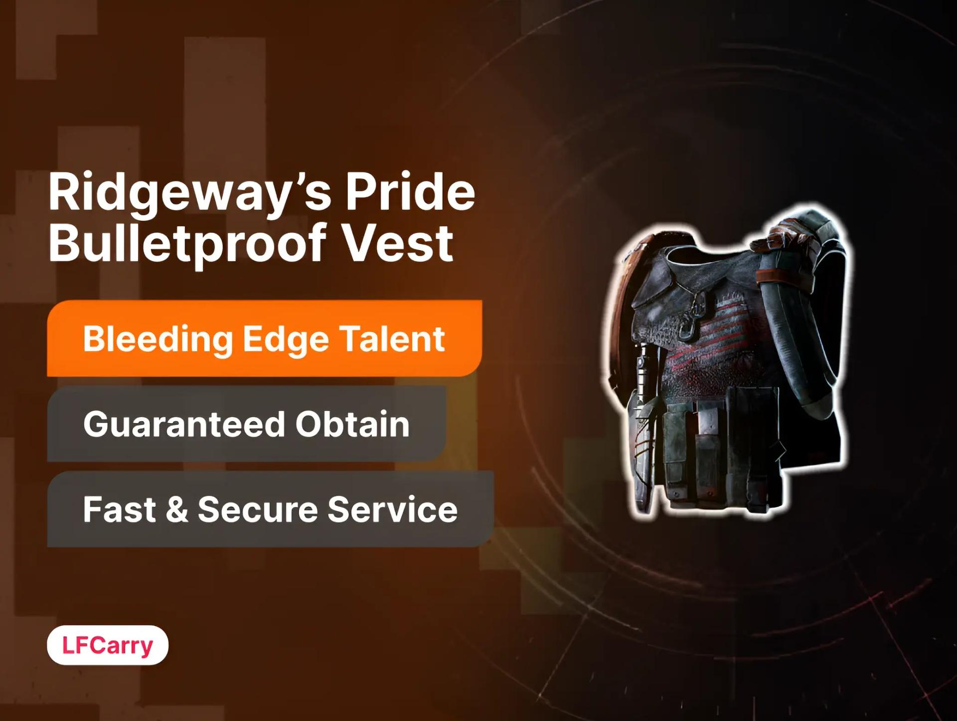 Ridgeway’s Pride Bulletproof Vest