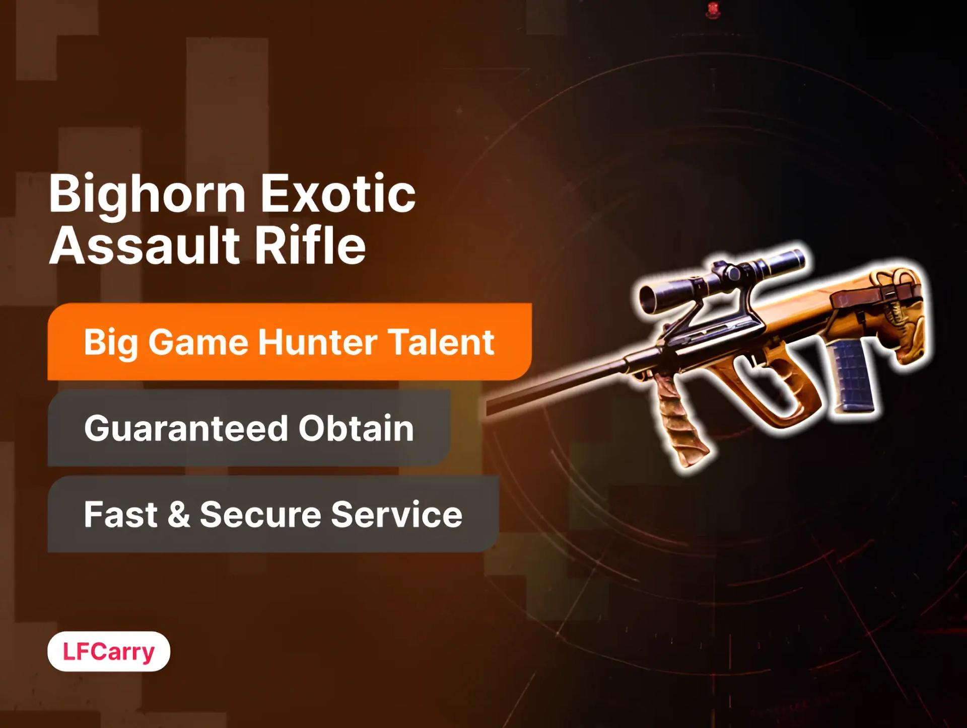 Bighorn Exotic Assault Rifle