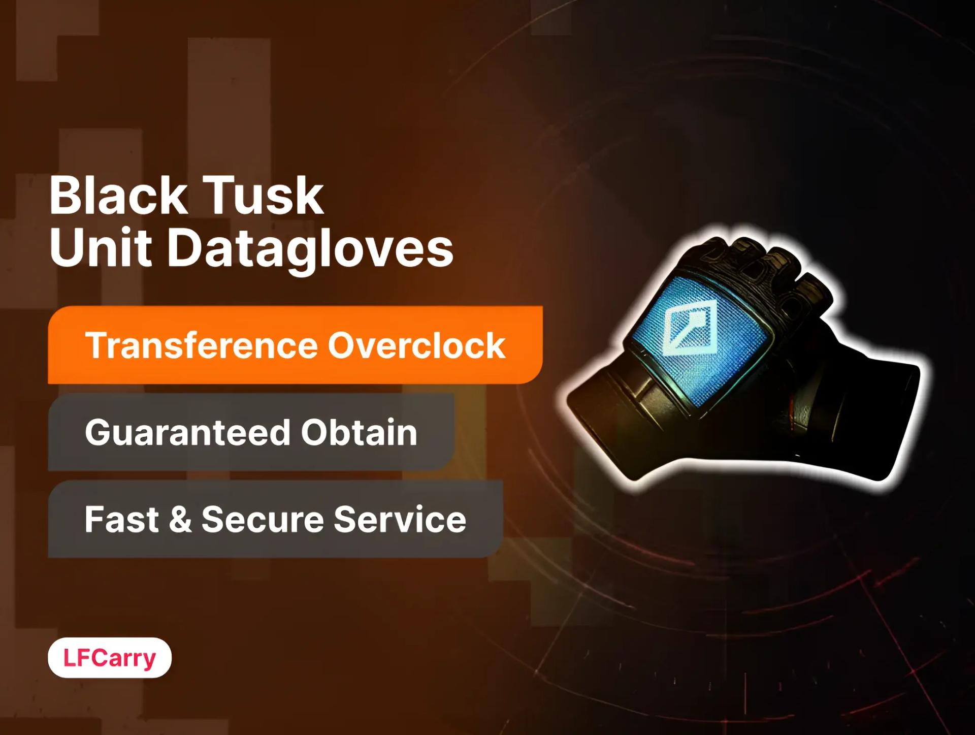 Black Tusk Special Unit Exotic Datagloves - BTSU