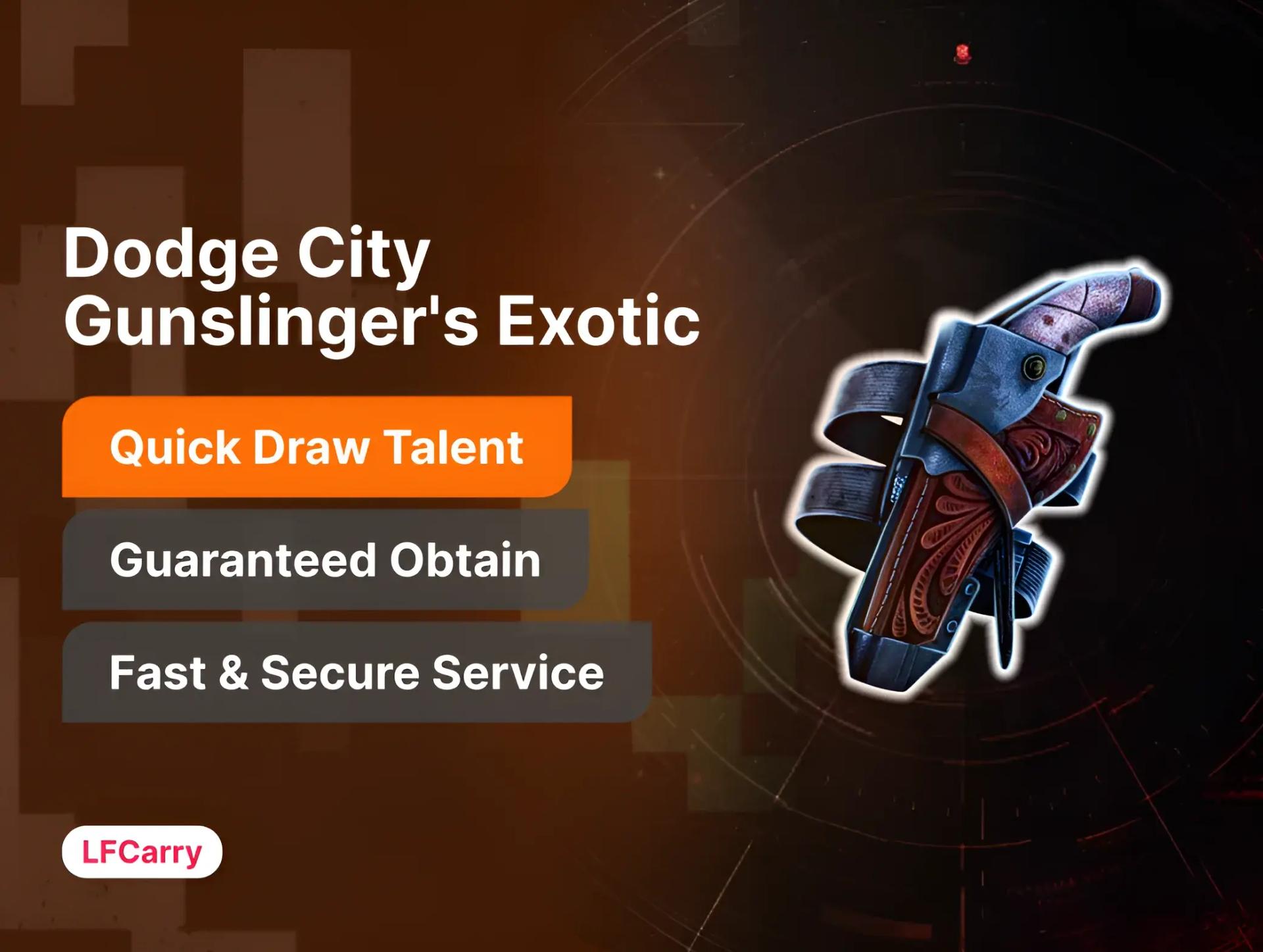 Dodge City Gunslinger's Exotic Holster