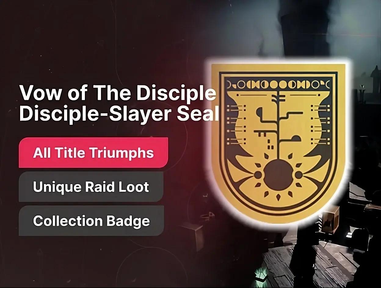 Vow of The Disciple Full Seal (Disciple-Slayer Title)