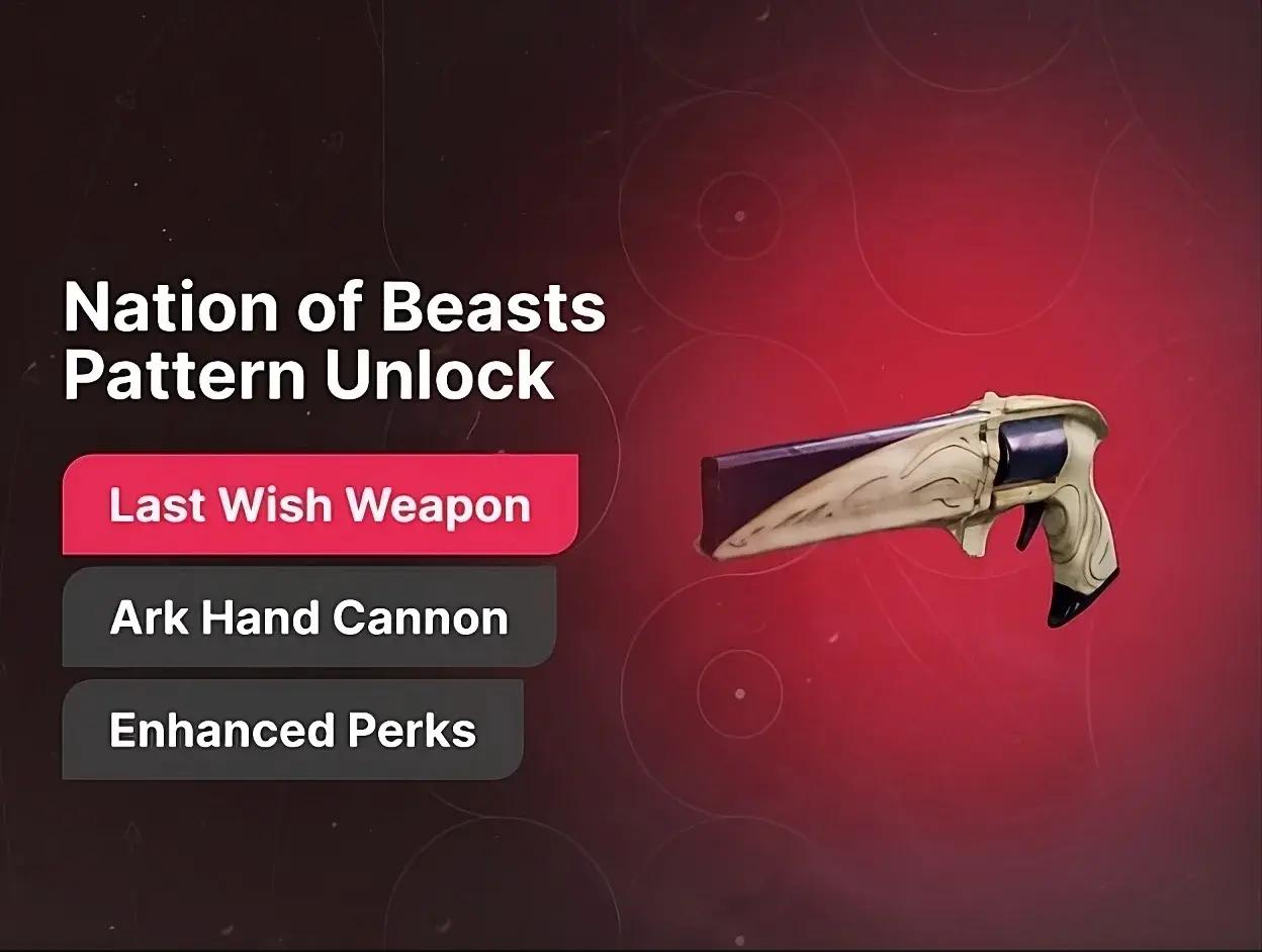 Nation of Beasts Hand Cannon Boost