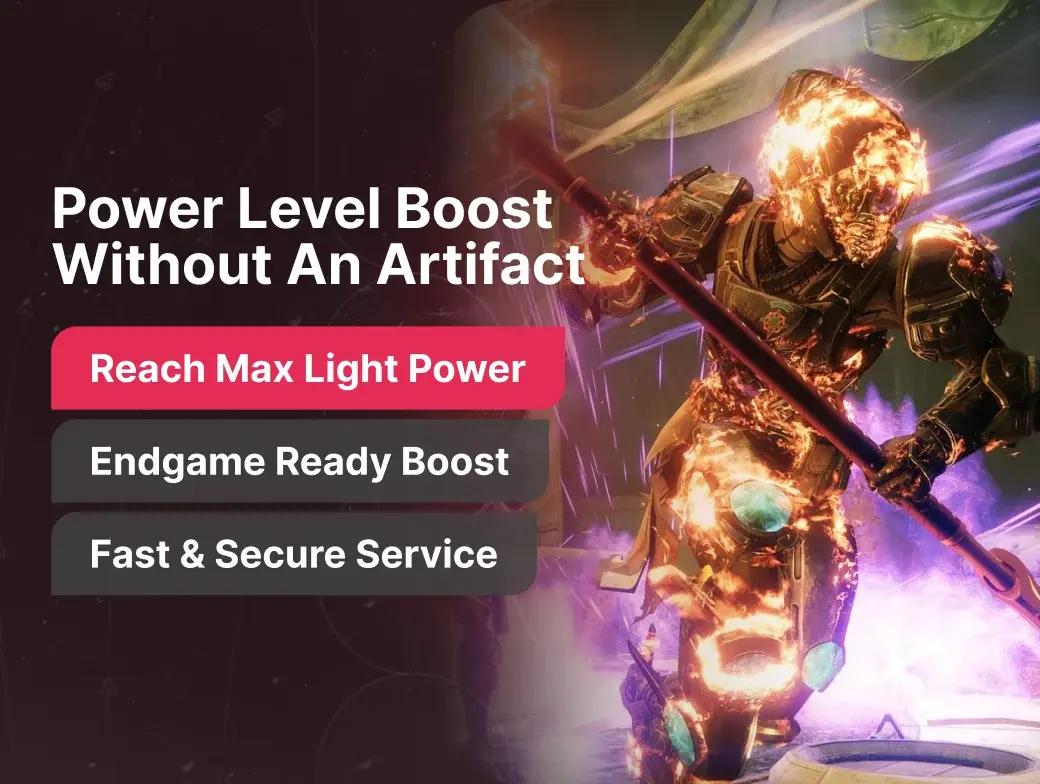 D2 Character Power Level Boost without an artifact