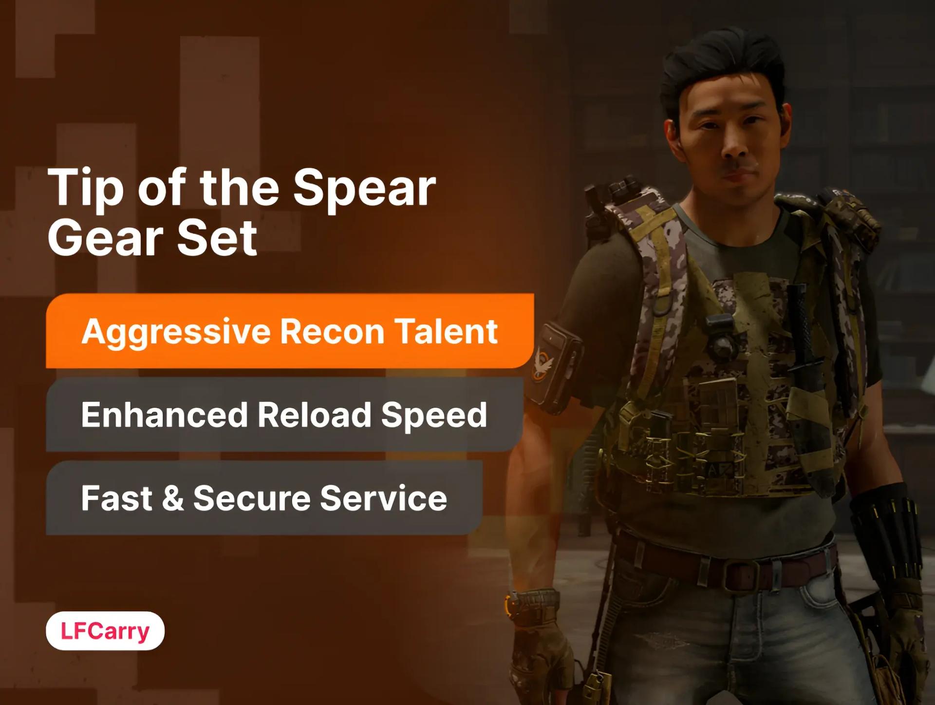 Division 2 Tip of the Spear Gear Set