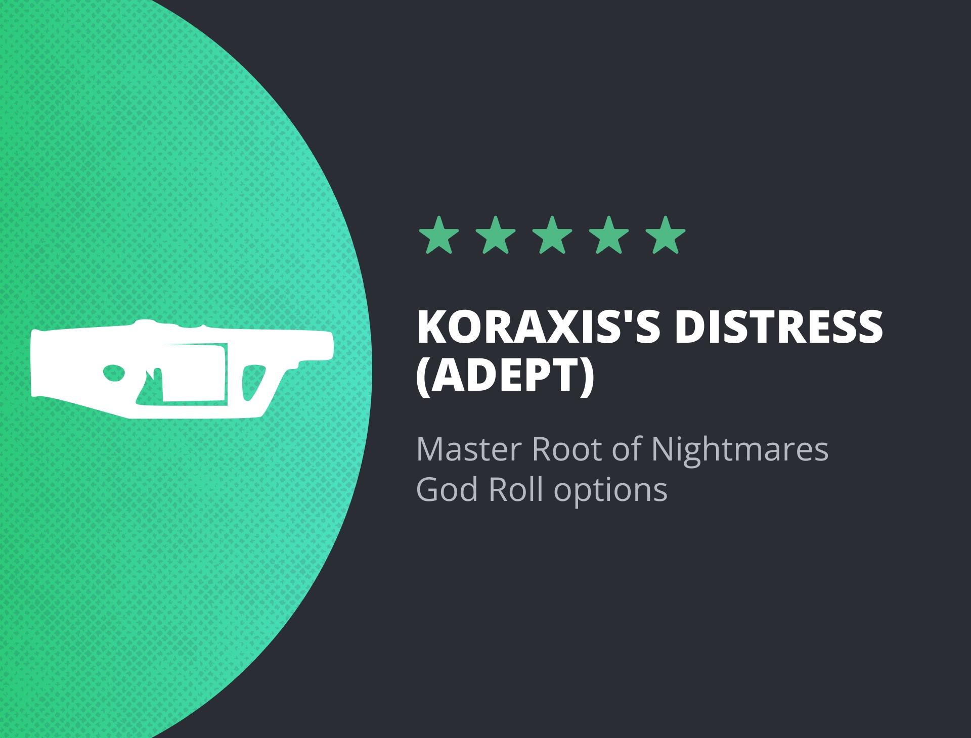 Koraxis's Distress (Adept) Grenade Launcher Boost