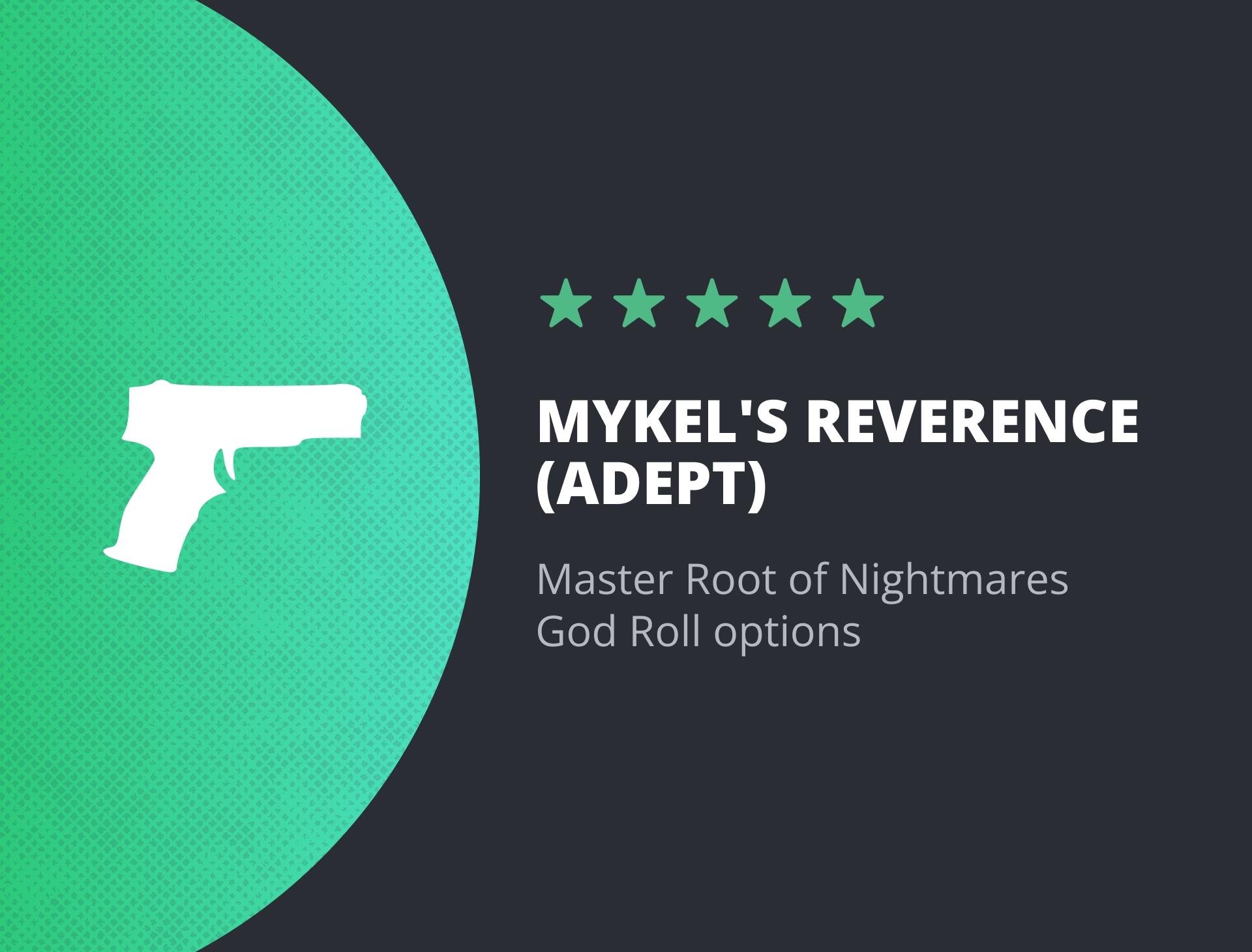 Mykel's Reverence (Adept) Sidearm Boost
