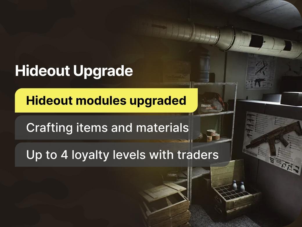 EFT Hideout Upgrade Boost