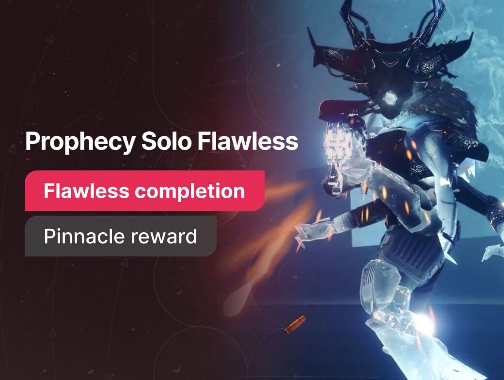Prophecy Dungeon Solo Flawless Boost