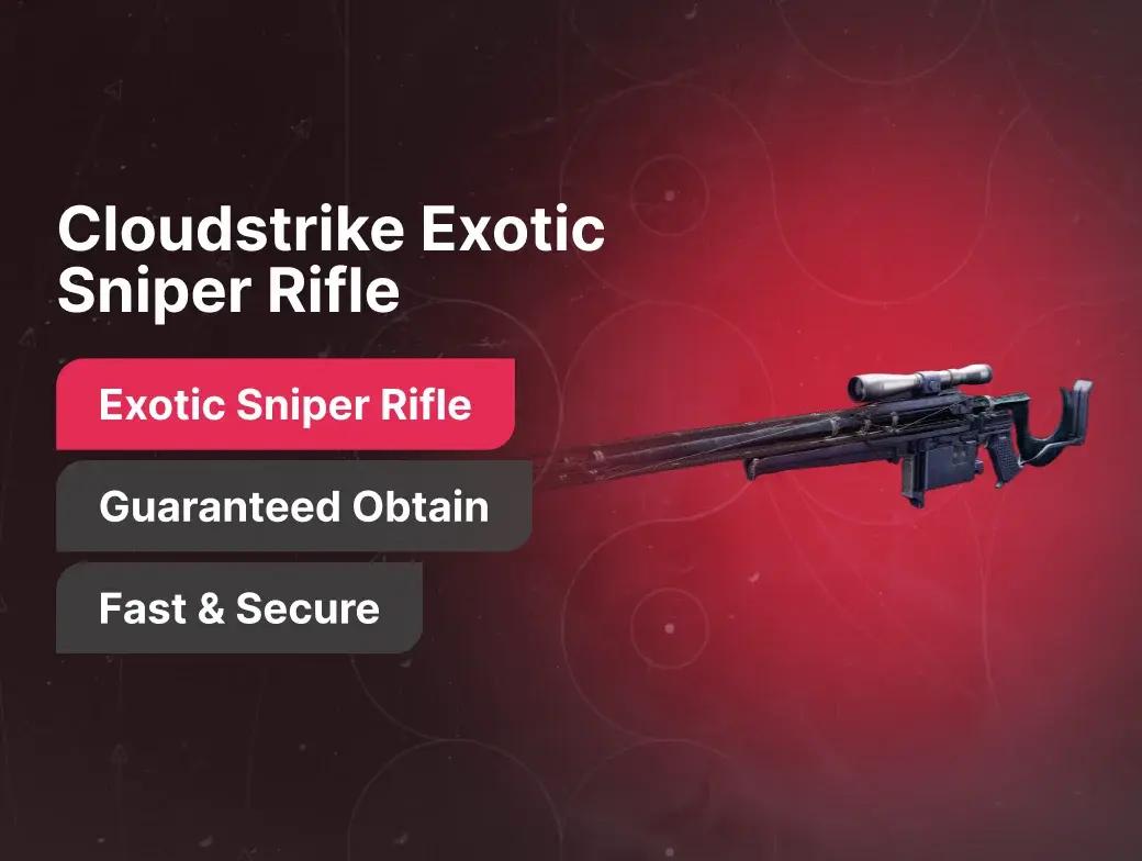 Cloudstrike Exotic Sniper Rifle Boost