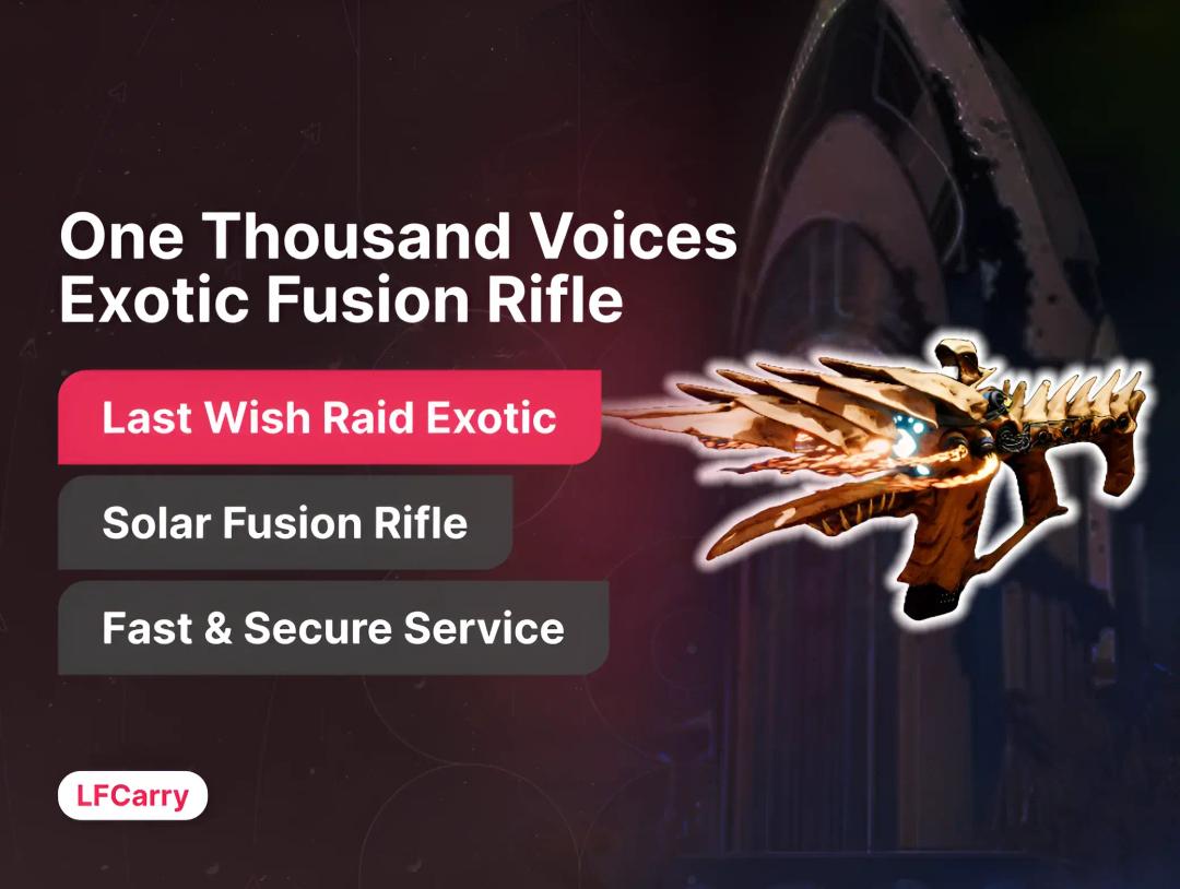 One Thousand Voices Exotic Fusion Rifle Boost