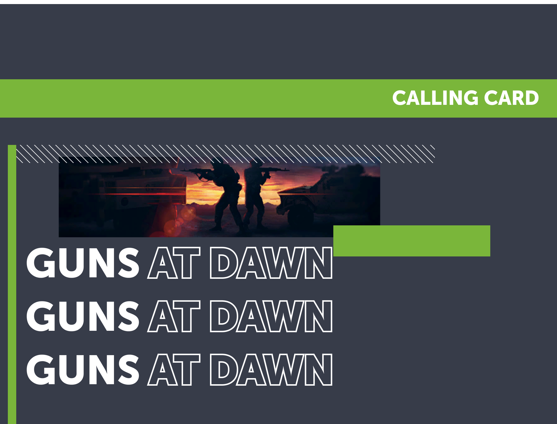 Buy Glaring Intensity Calling Card 2023