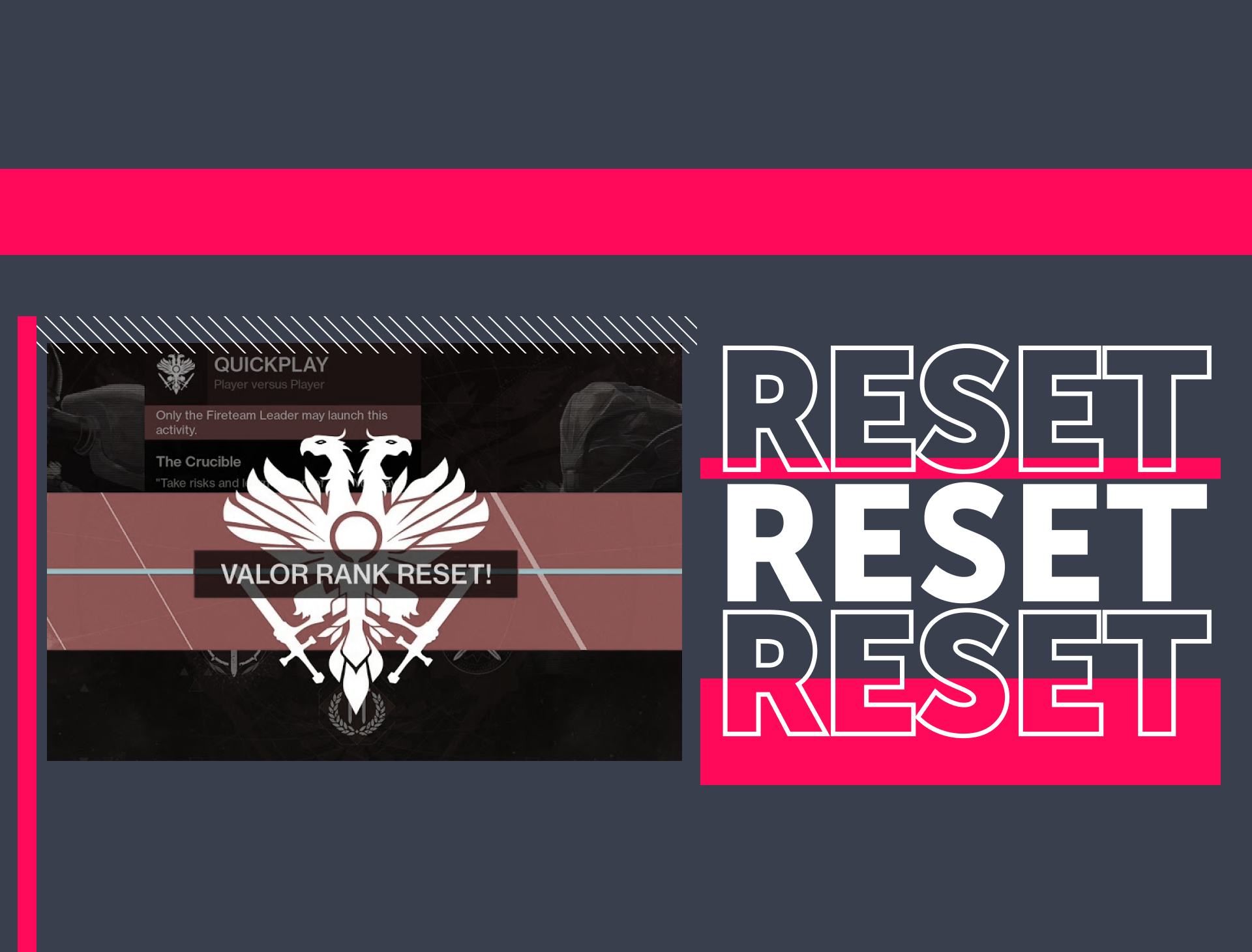 Destiny 2 Season 20 Valor Reset Service 2023