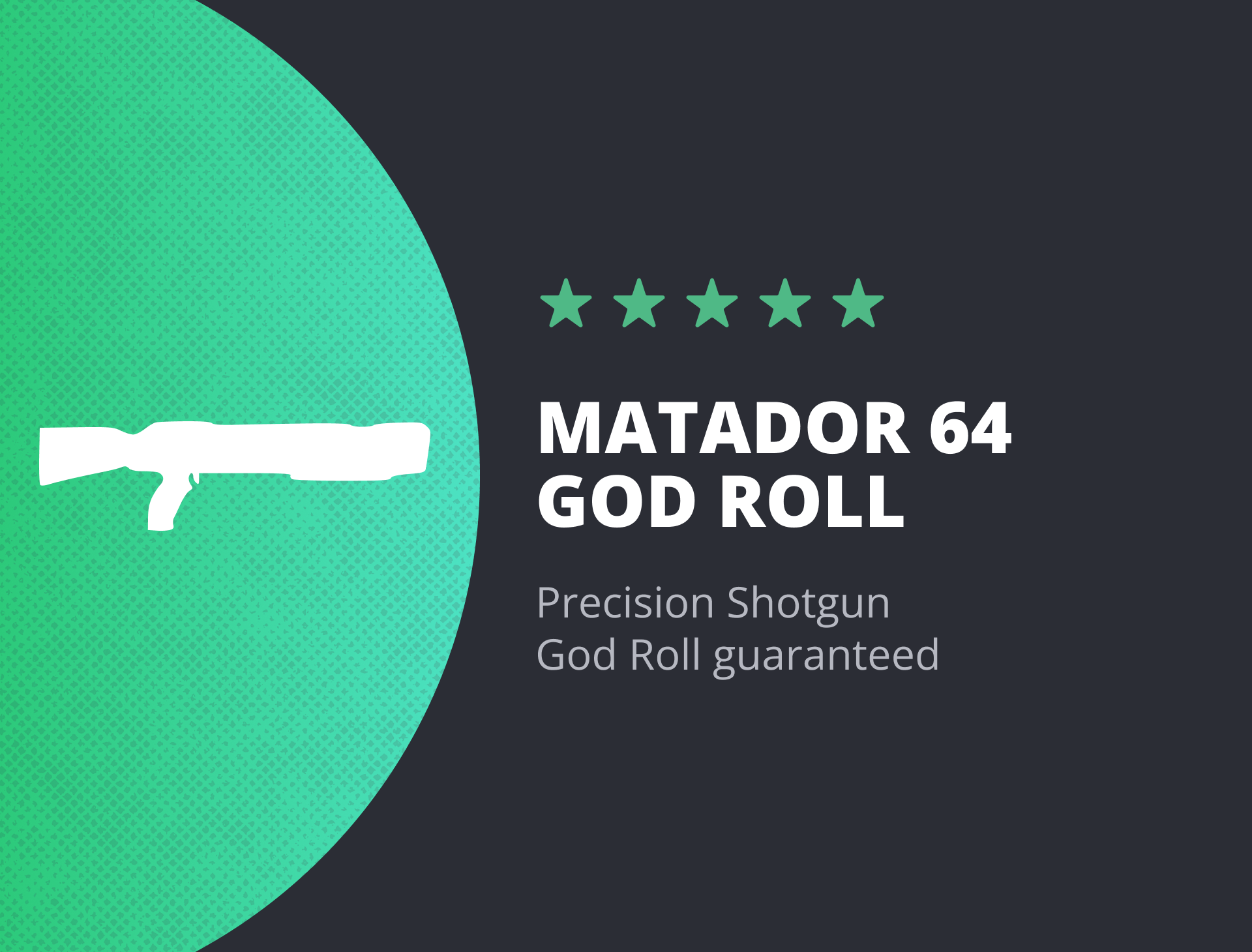 Buy Matador 64 God Roll Boost Destiny 2 Farm Service LFCarry