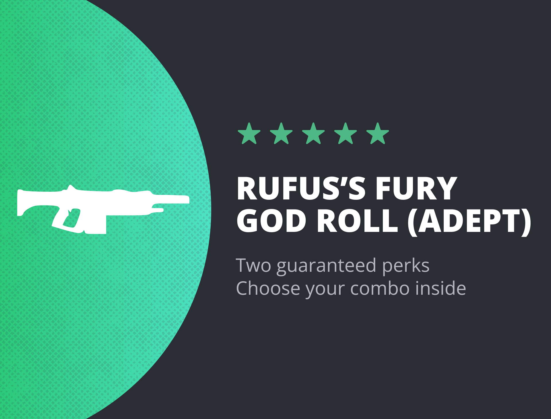 Buy Adept Rufus S Fury God Roll Boost In Destiny Lfcarry Com