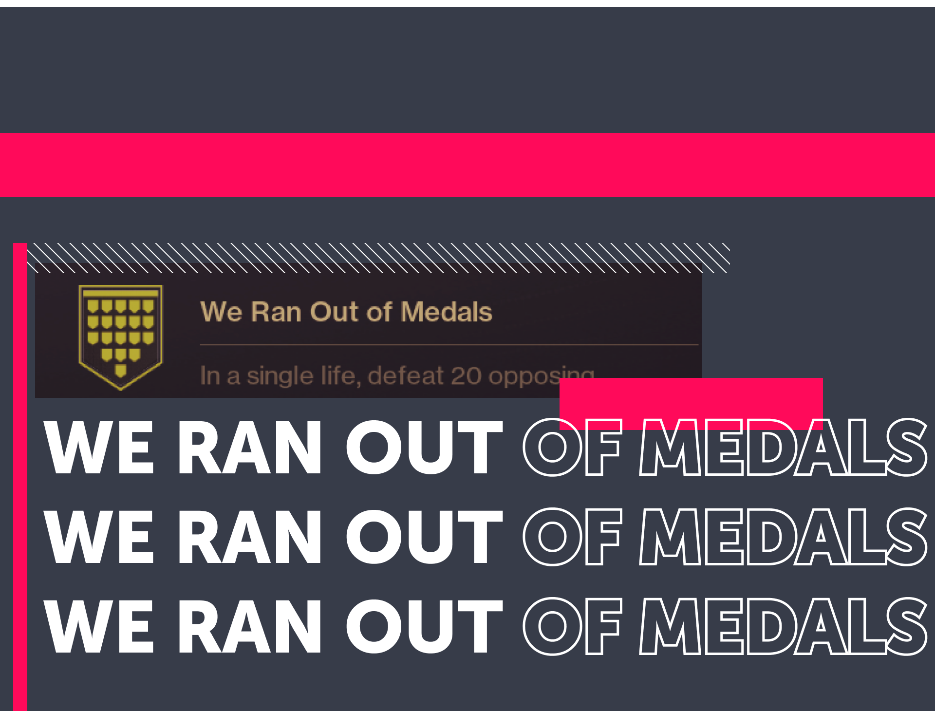 Buy We Ran Out Of Medals Gold Tier Medal Boost