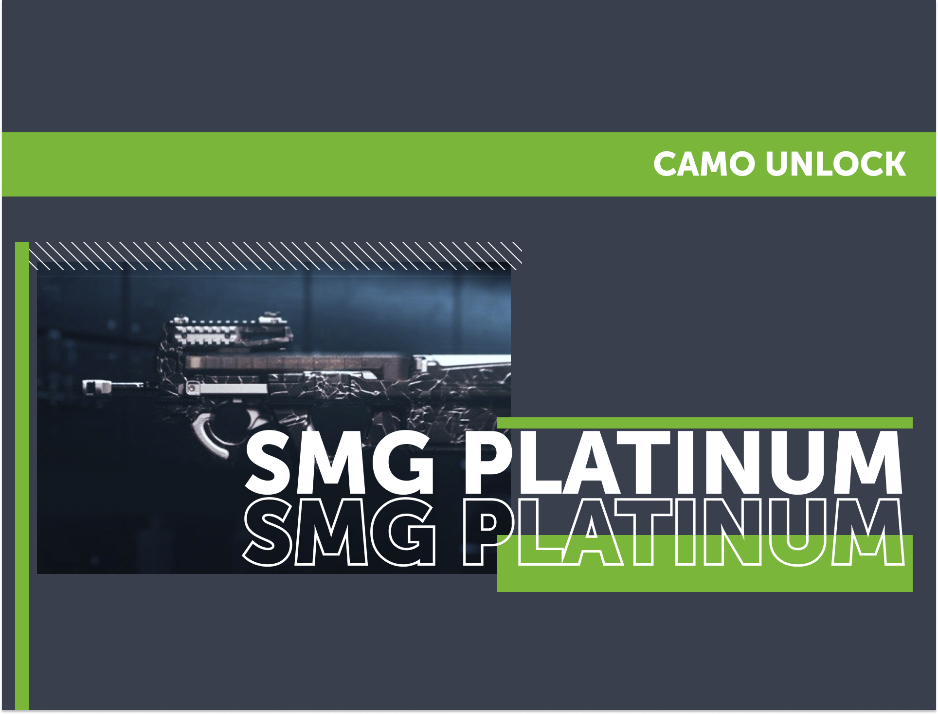 Modern Warfare 2 SMG Platinum Camo