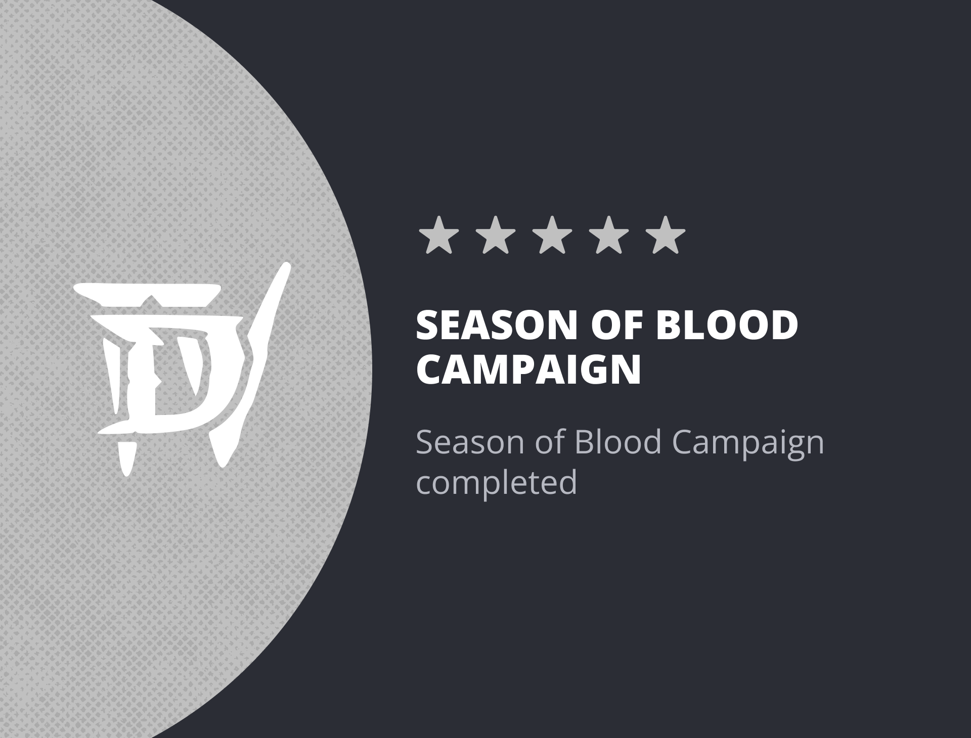 Season of Blood Campaign