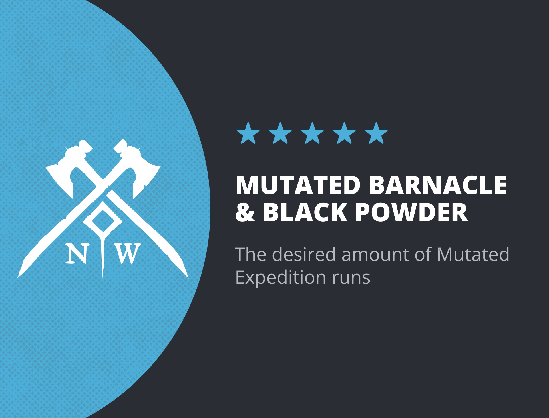 Mutated Barnacle & Black Powder
