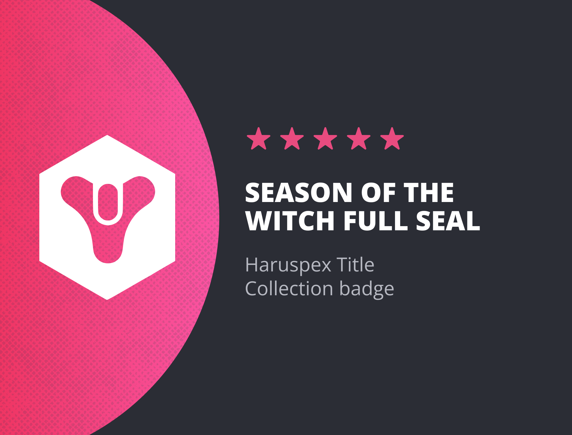 Season of the Witch Full Seal (Haruspex Title)