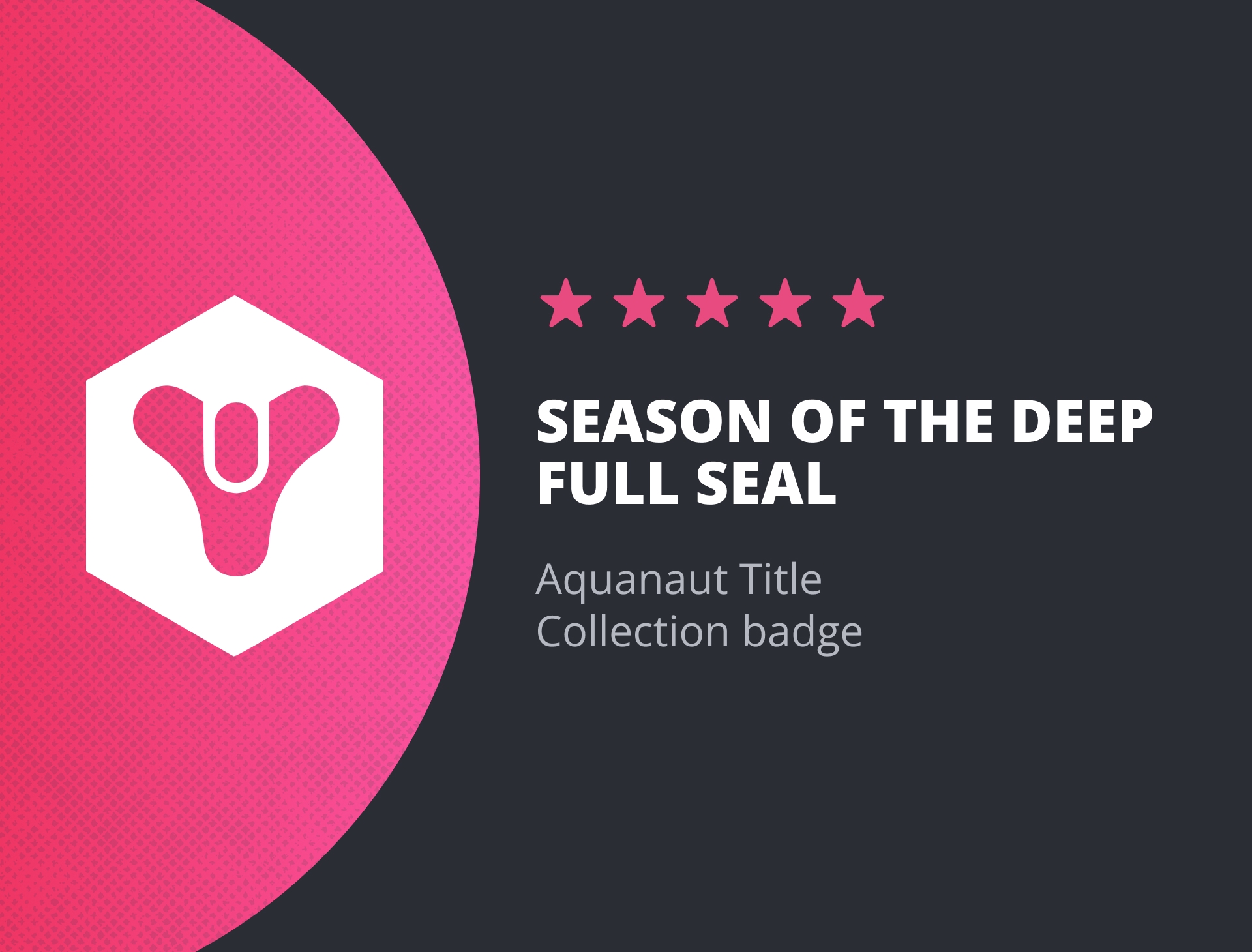 Season of the Deep Full Seal (Aquanaut Title)
